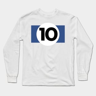 Billiard, Ten Ball Long Sleeve T-Shirt